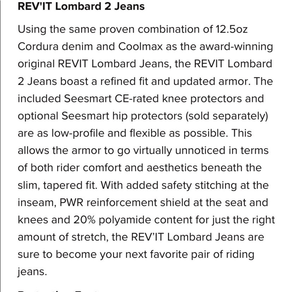 REV’IT! Riding jeans! In great condition! - Picture 5 of 6